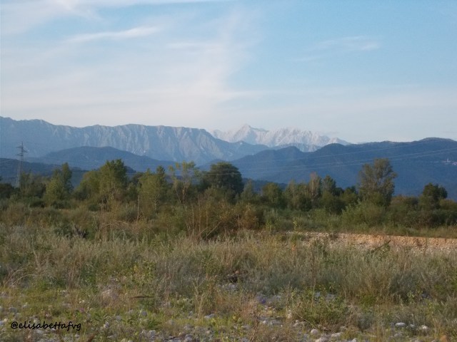 Monte Canin dalla pianura friulana