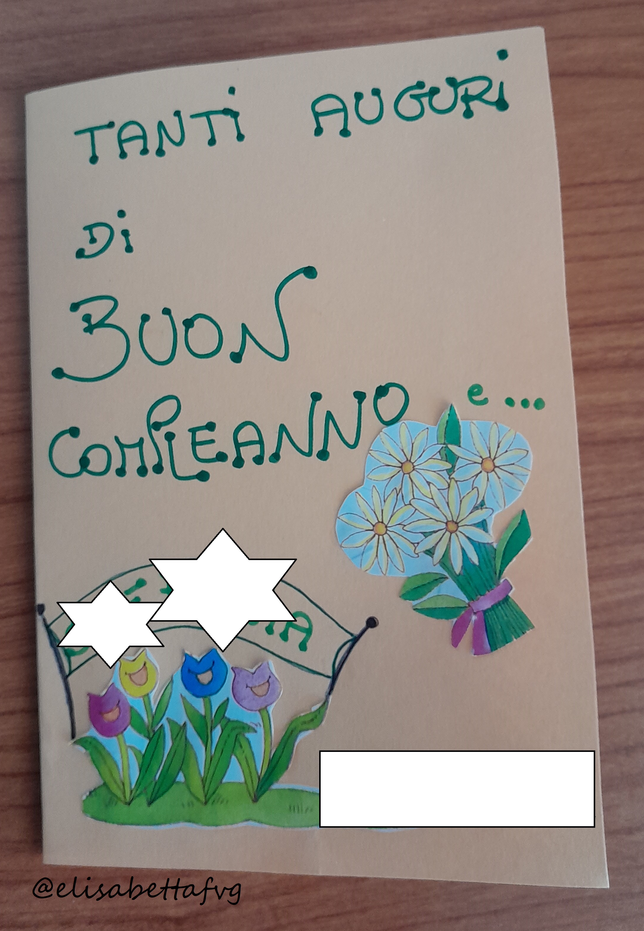 Biglietto Di Compleanno Per Figlia A Tema Giardinaggio - Design Stivali Di Gomma E Fiori - Cartolina Con Busta, Vuota Dentro - Stampata In Inghilterra Su Cartone FSC